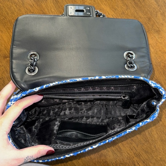 Karl Lagerfeld Tweed Shoulder Bag - Picture 4 of 4